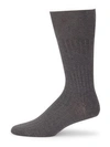 Marcoliani Pin-dot Modal-blend Socks In Gray