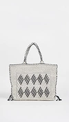 ANTONELLO Large Capriccioli Zig Zag Tote