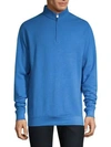 PETER MILLAR Crown Comfort Interlock Quarter-Zip Sweater