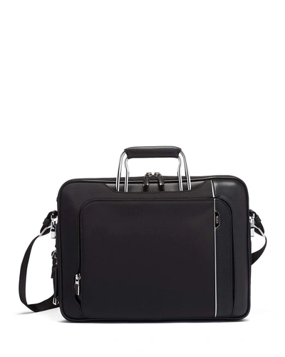 Tumi Arrive Hannover Slim Briefcase In Black