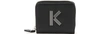 KENZO K leather wallet,F952PM302L01 99 BLACK