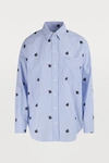 KENZO Polka dot shirt,F952CH1875AY 64 SKY BLUE