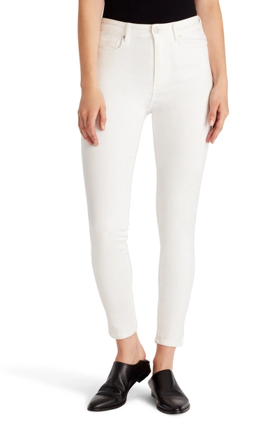Ella Moss High-rise Ankle Skinny Jeans In White