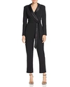 ADRIANNA PAPELL FAUX-WRAP CREPE JUMPSUIT,AP1D102894