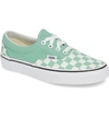 Vans Ua Era Lace Up Sneaker In Neptune Green/ True White