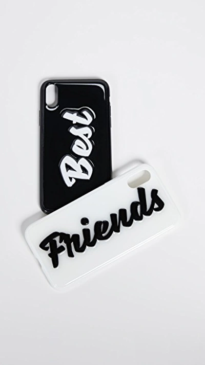 Off My Case 2 Pack Iphone Cases In Black/white