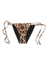 Dolce & Gabbana Leopard-print String Bikini Briefs In M Leo New