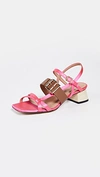 MARNI MID HEEL SANDALS