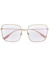 DIOR DIORSTELLAIRE1 SQUARE-FRAME SUNGLASSES