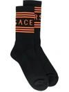 VERSACE VERSACE SOCKEN MIT LOGO - SCHWARZ