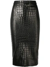 TOM FORD TEXTURED PENCIL SKIRT