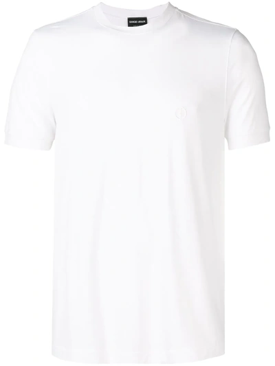Giorgio Armani Slim Fit T-shirt - 白色 In Optic White