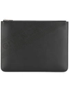 Givenchy Perforated Logo Pouch In Black