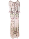 TEMPERLEY LONDON FLORAL EMBROIDERED EVENING DRESS