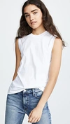 ATM ANTHONY THOMAS MELILLO SLEEVELESS BOY TEE WHITE,ATMAN30451