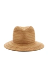 ALBERTUS SWANEPOEL EXCLUSIVE WOVEN STRAW FEDORA,695532