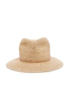 ALBERTUS SWANEPOEL EXCLUSIVE RAFFIA FEDORA,695533