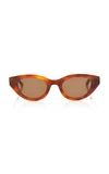 Thierry Lasry Acidity Cat-eye Tortoiseshell Acetate Sunglasses  In Brown