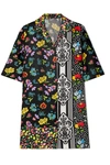 VERSACE PRINTED SILK-TWILL SHIRT