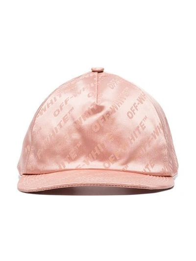 Off-white Logo Baseball Cap In Nude