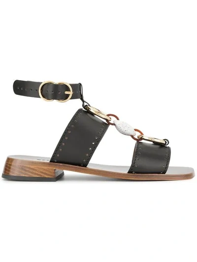 Bally Gladiator Sandals In Brown