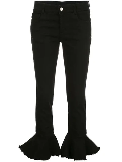 Stella Mccartney Flare Hem Skinny Jeans - 黑色 In Black