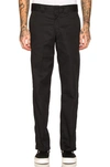 Dickies Slim Fit Work Pant In Black.