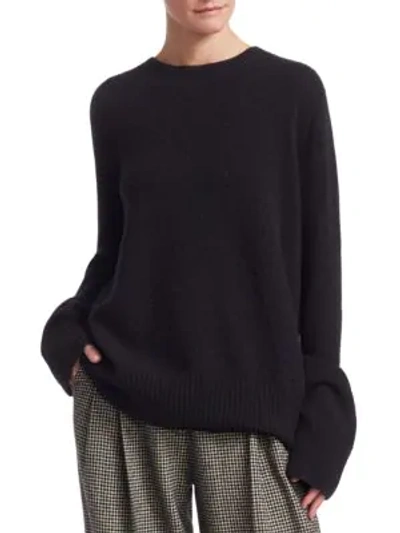 The Row Sibel Pullover Sweater In Black