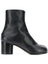 Maison Margiela 60mm Tabi Leather Ankle Boots In Black