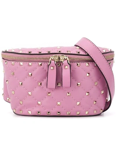 Valentino Garavani Valentino  Rockstud Spike Belt Bag - 粉色 In Pink