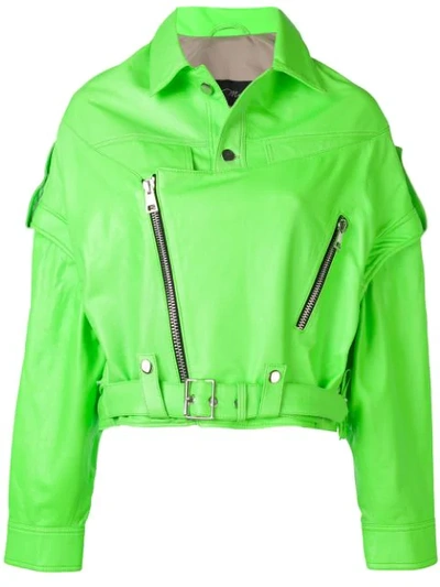 Manokhi Vintage Style Oversized Jacket - 绿色 In Green