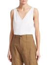 BRUNELLO CUCINELLI RELAXED V-NECK TANK TOP