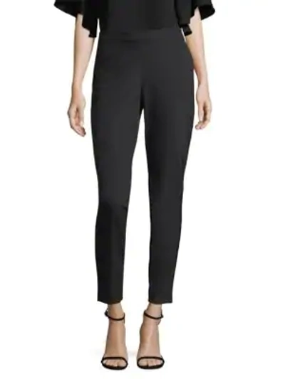 Lafayette 148 Acclaimed Stretch Murray Cropped Pant In Black