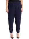 EILEEN FISHER SYSTEM SLOUCHY SILK ANKLE PANTS,400093650138