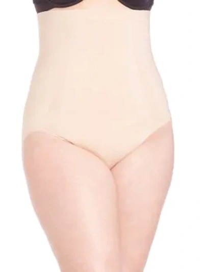 Spanx Plus Oncore High-waisted Brief In Soft Nude