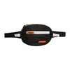 HERON PRESTON BLACK & ORANGE PADDED 'STYLE' FANNY PACK