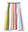 MISSONI Short A-Line Skirt in Multi Stripe