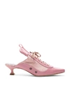 SIES MARJAN SIES MARJAN ALICE LACE UP MULE IN PINK,SJAF-WZ13