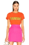 Alberta Ferretti Days Of The Week Thursday T-shirt