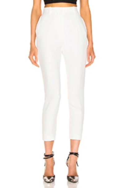 ALEXANDER MCQUEEN HIGH WAISTED CIGARETTE PANT,AMCQ-WP49