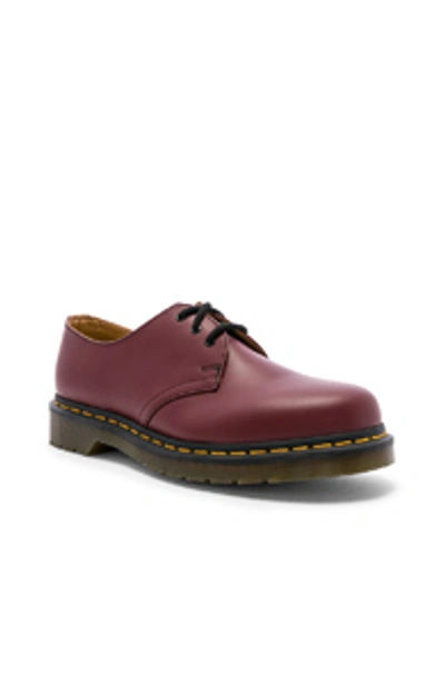 Dr. Martens' 1461 3-eye Shoe In Cherry Red