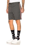 THOM BROWNE THOM BROWNE UNCONSTRUCTED SHORTS IN GREY