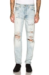 AMIRI DESTROYED SLOUCH JEAN,AMIF-MJ79