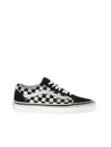 Vans Old Skool Prymary Check Sneakers In Black/white