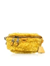 MOSCHINO Moschino Yellow Mohair Belt Bag