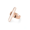 EKRIA Oval Ring Shiny Rose Gold