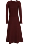 AGNONA FLUTED WOOL-BLEND DRESS,3074457345619764084