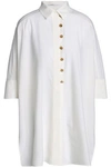 AGNONA AGNONA WOMAN OVERSIZED WOOL TUNIC IVORY,3074457345619463321