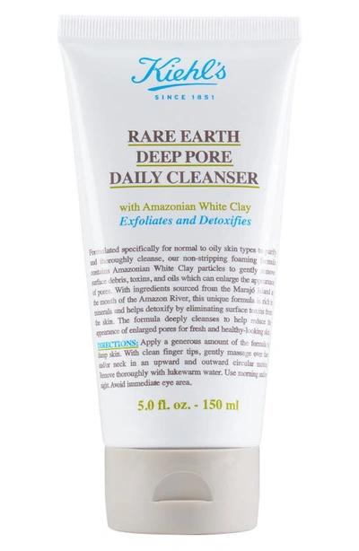 Kiehl's Since 1851 Kiehl's Rare Earth Deep Pore Daily Cleanser (150ml) In Default Title