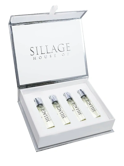 House Of Sillage Silver 4-piece Holiday Travel Spray Refill Set